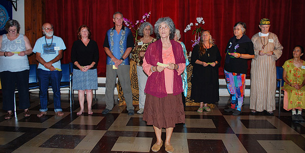 Haiku recital at 2011 dance retreat with Lila Flood & Allaudin Ottinger in Ocala, Florida