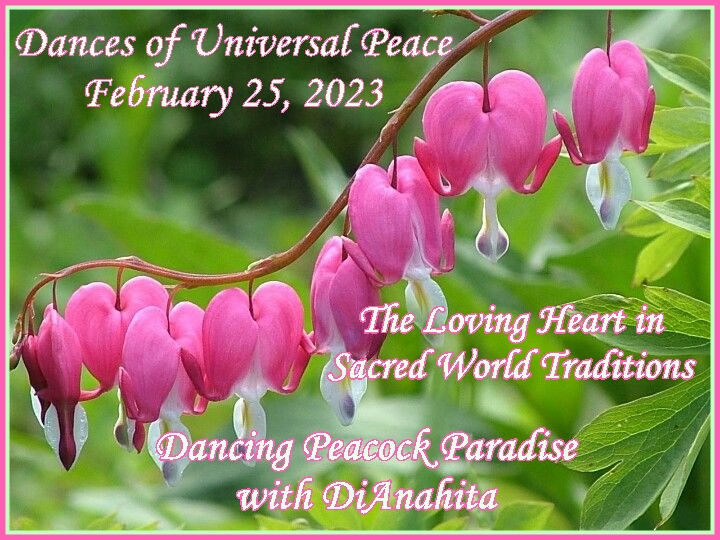 Dances of Universal Peace at Dancing Peacock Paradise on 25 February 2023
